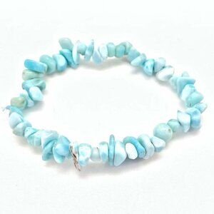 LariMar Elastic Braclet 6mm Beads Calming Serenity